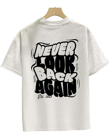 White Rhinestones F8 oversized shirt