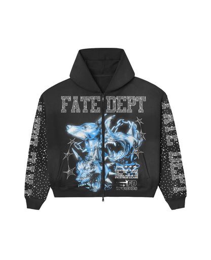 Diamond Pack Zip Up hoodie